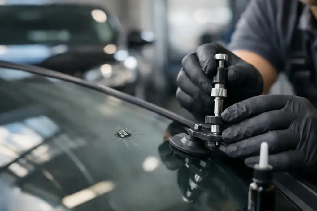 Steinschlag Reparatur - wann handeln?