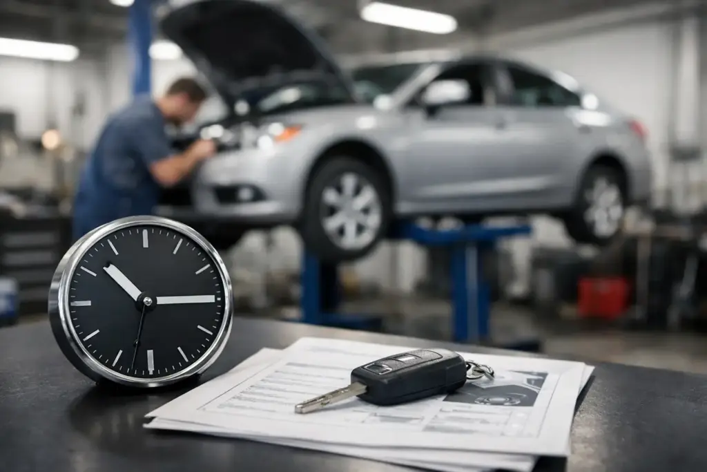 Wie lange dauert Autoreparatur wirklich?