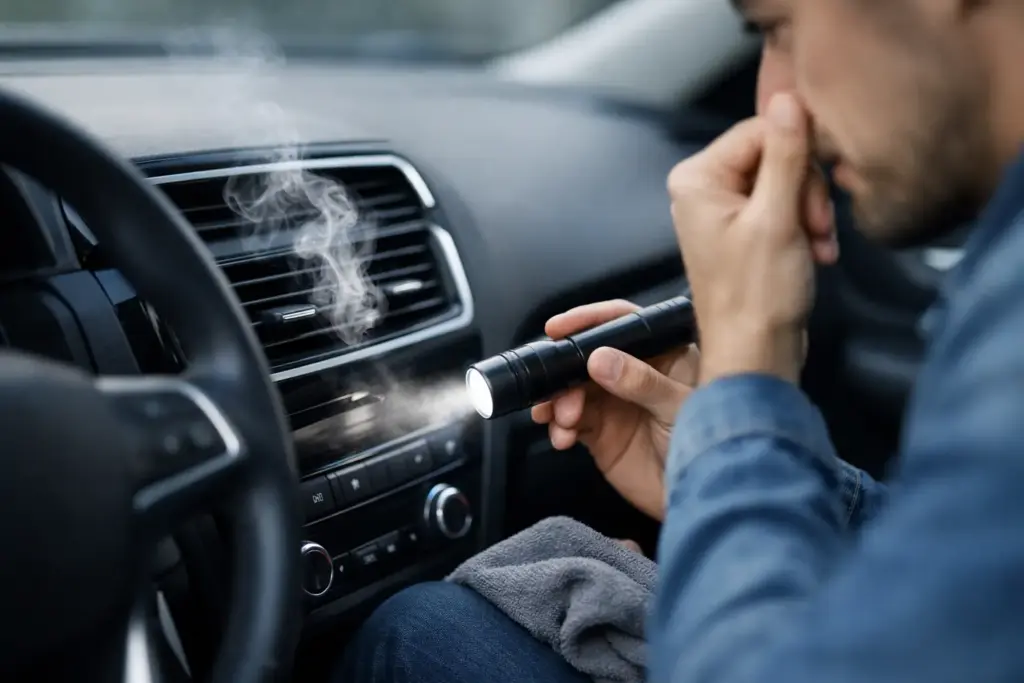 Geruch aus Lüftung Auto: Ursachen richtig prüfen