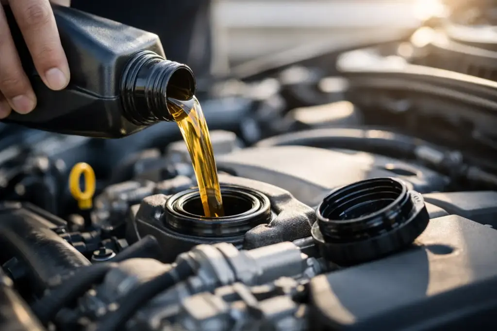 Motoröl richtig nachfüllen ohne Motorschaden