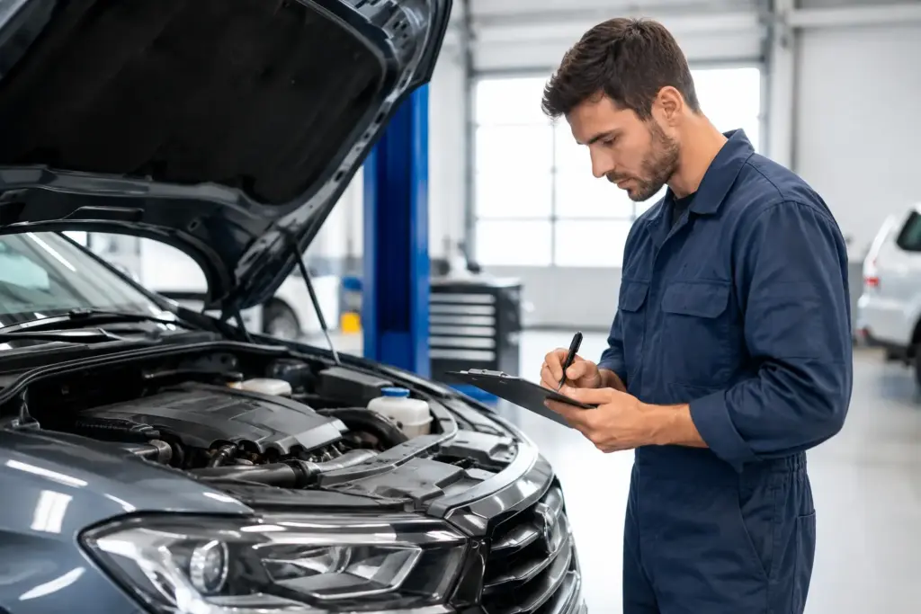 Wie lange dauert eine Inspektion beim Auto?